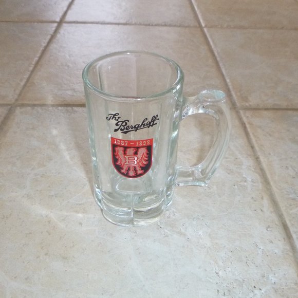 The Berghoff Thick Heavy Glass Beer Mug / Stein - Picture 1 of 4
